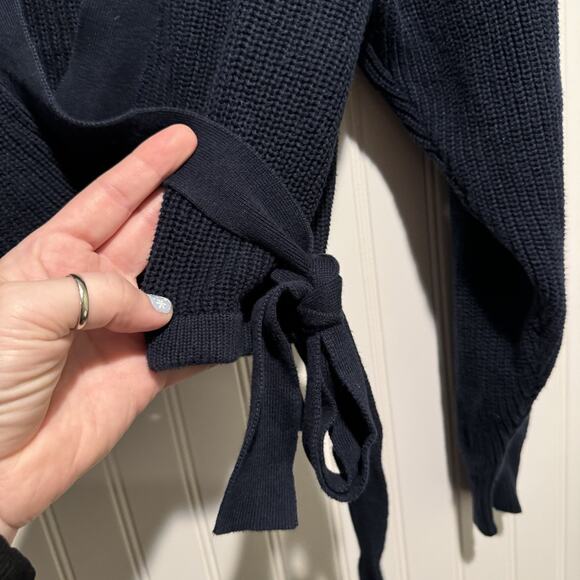 Kowtow Navy Blue Composure Cardigan Wrap Ballet Size Large - Picture 3 of 6